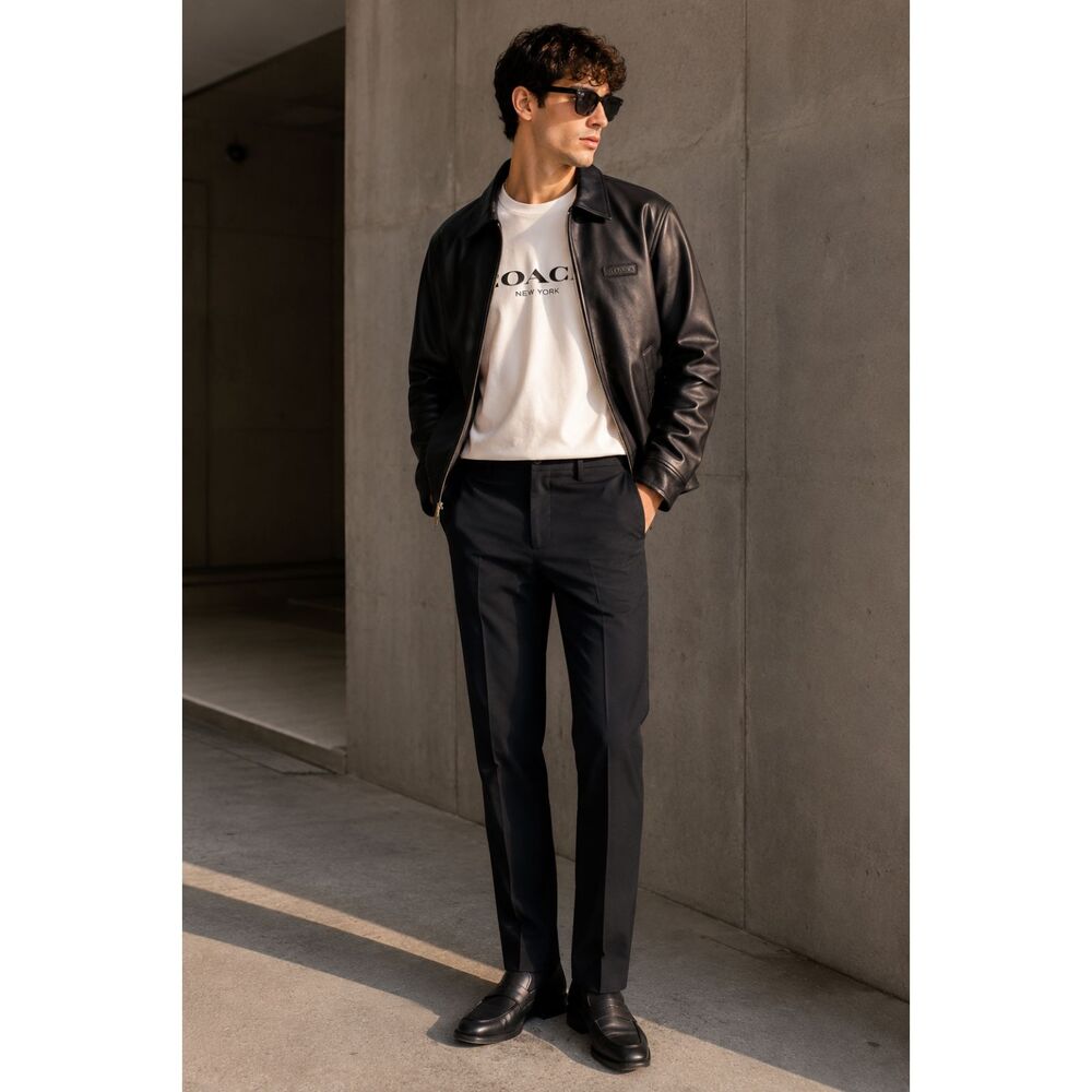 COACH Black Slim Fit Pants Trousers  Mens Size 30